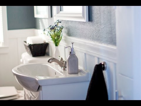 A Neutral Calm Bathroom Makeover Video