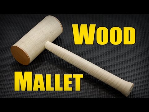 Build It – How To Make A Wood Mallet – Wood Turning Woodworking Projects in the Wood Shop (ep79)