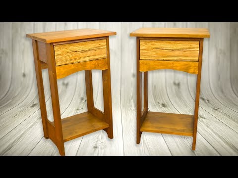 Make BedSide Tables (Nightstand) / Arts & Crafts Style  | Woodworking Projects