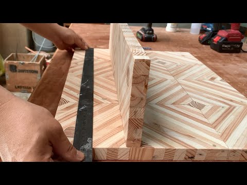 DIY Woodworking Ideas From Scrap Wood // How To Make Key Holder With Beautiful Pattern