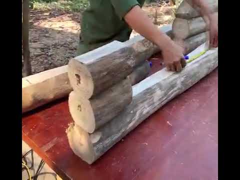 Ingenious Craft Wood Recycling Scheme From Discarded Dead Trees   Breakthrough Woodworking Projects