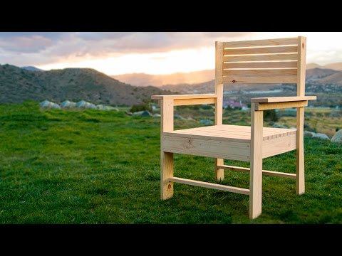 Making a Patio Chair – simple DIY woodworking project