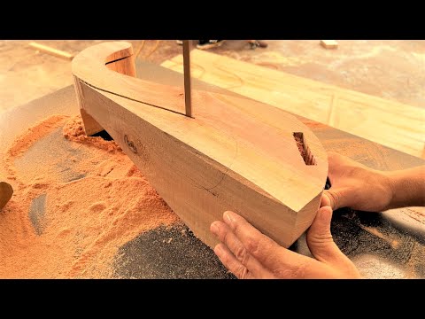 Super Fast Woodworking Processing // Why Don't You Try To Create A Special Table For The Living Room