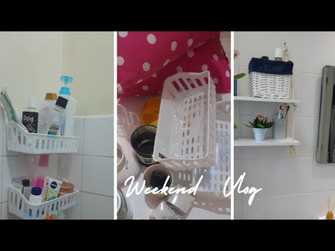Weekly Vlog: A mini bathroom makeover|clean my bathroom & kitchen with me living in Kenya's Capital