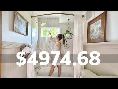 DIY Bathroom Renovation Under $5,000! Total Cost Breakdown