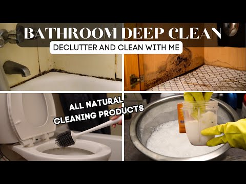 Bathroom Deep Clean | Getting rid of heavy mildew, cleansing for the mind and home