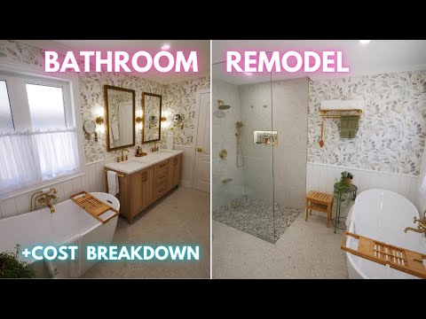 Bathroom Remodel – Walk In Shower – Cost Included – Full Renovation