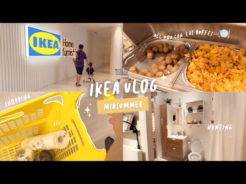 IKEA VLOG ✨🧸 Midsummer ayce Buffet 🍽️ Bathroom Makeover Preparation 🚿 Shopping 🛒 #vlog