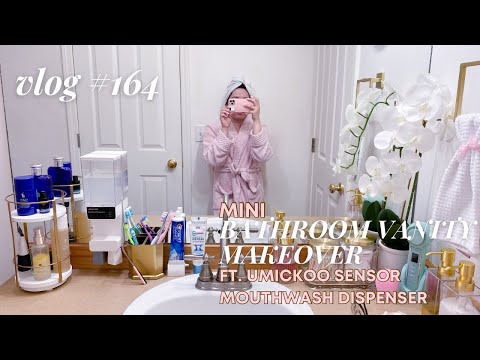 MINI BATHROOM VANITY MAKEOVER | SUMMER NIGHT TIME ROUTINE ‘23 | TRYING NIMBUZIN SKINCARE PRODUCTS