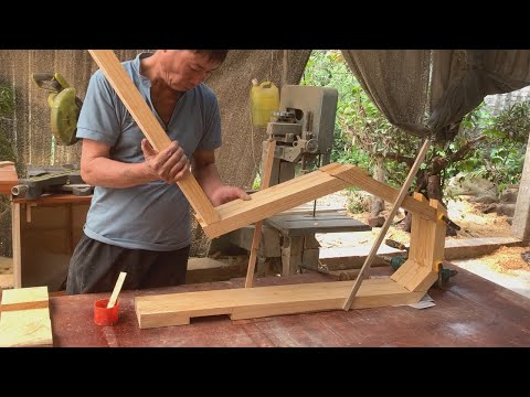 Craftsman's Ultimate Wood matching Tips // How To Make A Unique Style Relaxation Chair