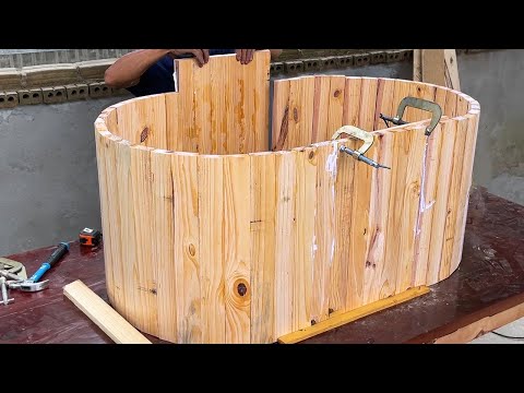 Novice Woodworker Creates Custom Oval Desk with Own Hands // You Can Do It Yourself