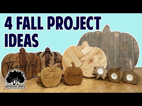 4 Fall Project Ideas / Woodworking