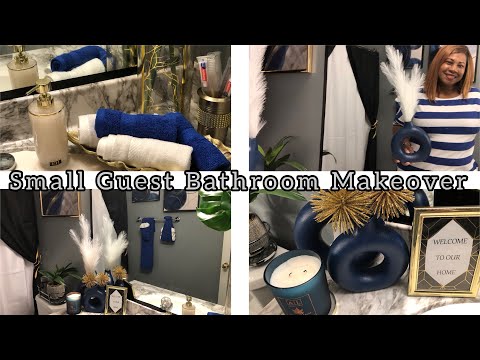 Small Guest Bathroom Makeover | Bathroom Decorating Ideas