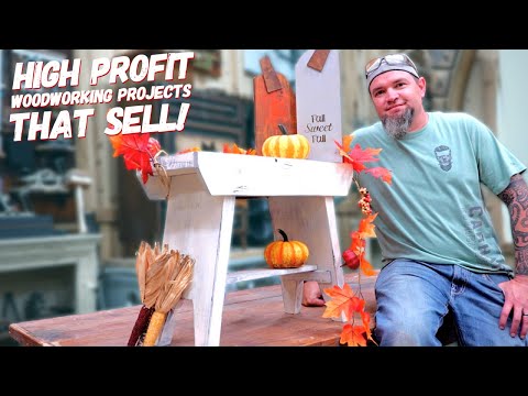 6 More Woodworking Projects That Sell – Fall Edition- Make Money Woodworking (Episode 21)