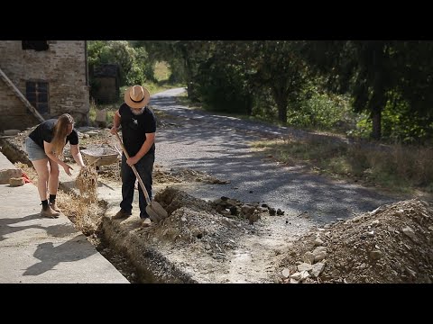 #12 Installation of the water line & small woodworking projects – Farm renovation in Italy