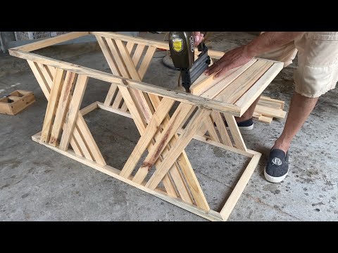 Easiest DIY Woodworking Projects Ideas – Rectangular Table with Simple but Elegant Design