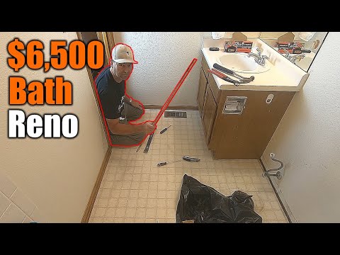 $6,500 Bathroom Remodel Step By Step | How To Do It Yourself | THE HANDYMAN |