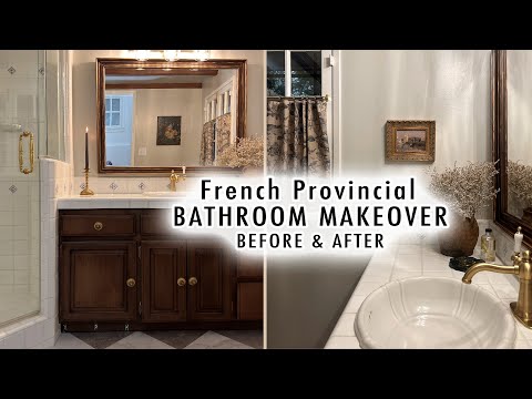 French Provincial BATHROOM MAKEOVER *Full Transformation* Before & After (Part Three)  | XO, MaCenna