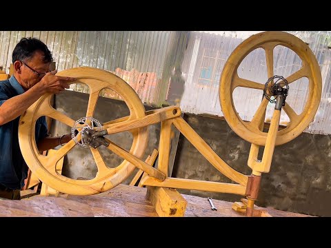 Amazing DIY Woodworking Projects // How to Make a Sturdy WOODEN BIKE