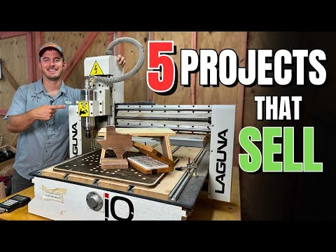 5 CNC Woodworking Projects That ACTUALLY Sell | Make Money Woodworking
